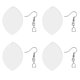 thumbnail image 1 of Earring Blanks Sublimation Heat Transfer Earrings for Decoration 5Pairs, 1 of 3