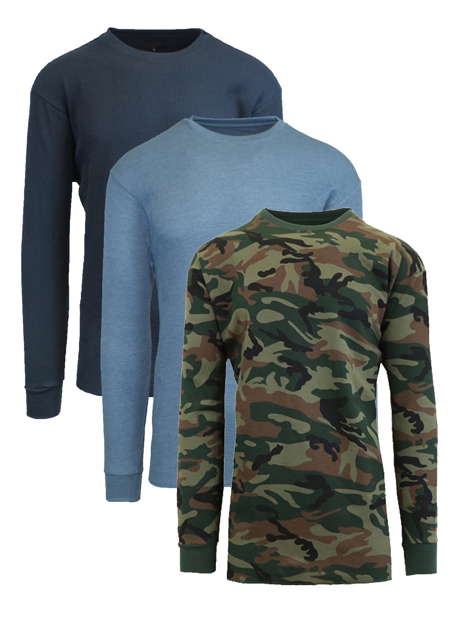 Men's Long Sleeve Thermal Shirts (3Pack)