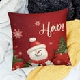 thumbnail image 2 of Red Christmas Throw Pillow Covers Decorative Pillows for Couch Sofa Bed Home Holiday Decor, 2 of 5