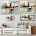 thumbnail image 4 of Designart "Asian Art modern Expression I" Abstract Collages Floater Framed Canvas Art Print, 4 of 7