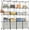 Transparent, variant on Closet Organizers and Storage, 16 Cube Storage Organizer, Closet Organizer Bookshelf Cubes Shelves for Clothes, Bedroom, Kids Room, Bathroom, Wardrobe, Garment Racks, White