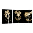 thumbnail image 2 of 3 Piece Flower Canvas Wall Art Brown Floral Painting Art Prints Transparent Floral with Butterfly Picture Beach Artwork Modern Bedroom Bathroom Decor Framed Ready to Hang, 2 of 6