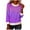 Purple, variant on ZUKMRJPC Christmas Sweaters for Women Fur Collared Fashion Colorful Wave Point Pullover Casual Soft Comfy Long Sleeve Party Holiday Tops