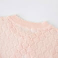 thumbnail image 5 of Odeerbi Infant Girls Bolero Cardigan Cropped Shrugs Knit Cover Up Kids Baby Fashion Cute Solid Color Long Sleeve Thin Style Button Cardigan Sweater Infant Clothes Pink, 5 of 8