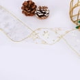 thumbnail image 5 of Taotanxi 2.5 Inch Wide Christmas Wired Ribbon Snowflake Organza Sheer Glitter Ribbon for Xmas Tree, Wreath, Party Decoration, Gift Wrapping (Golden, 10 Yards), 5 of 6