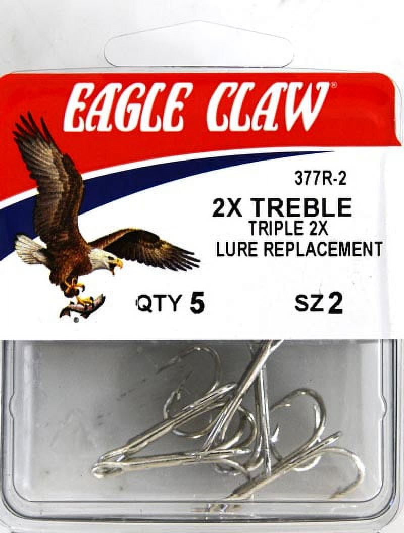 eagle claw double 14 fish hooks Baitholder Snelled Hook, Assortment you can never go wrong with the Eagle Claw 374AH Bronze 2x Treble Hook Eagle Claw Hat Hook Camo