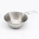 thumbnail image 1 of Cuenco de arroz plegable para picnic, de acero inoxidable, para exteriores, versión europea, 1 Uds., 1 of 5