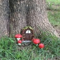 thumbnail image 5 of Estatuas al aire libre decoración de jardín de hadas, arte al aire libre, gnomos de jardín, estatuilla de cara de árbol, decoración interior, estatua de jardín, 5 of 5
