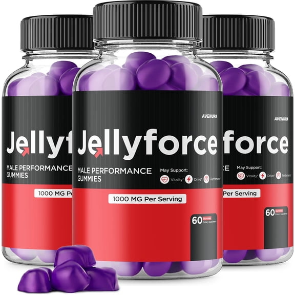 JellyForce Gummies Extra Strength, 3 Pack, 180 Count
