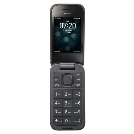 TracFone Nokia 2760 Flip, 4GB, Black- Prepaid Feature Phone