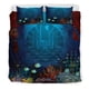 thumbnail image 2 of Juego de Ropa de Cama Polinesia - Polinesia Francesa Juego de Funda Nórdica Bajo el Mar, 2 of 6