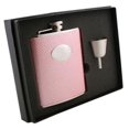 thumbnail image 1 of Visol VSET16-1206 Rosalyn Light Pink Snakeskin Design 6 oz Flask Gift Set, 1 of 1