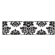 Black and White Damask Cake Decoration Edible Photo Border