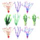 thumbnail image 1 of Ficarrico - Juego de 10 plantas de agua de alta simulación para pecera de plástico artificial, decoración para acuario, 1 of 8