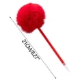 thumbnail image 2 of Darzheoy 2Pcs Fluffy Pen, Pom Pom Plastic Ballpoint Pen, Gift Pens for Christmas Stationery Carnival Birthday, 2 of 5