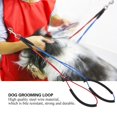 thumbnail image 2 of Herwey Pet Noose Loop,Dog Cat Grooming Loop Adjustable Double Noose Ropes for Pet Table Arm Bath Tub,Pet Bath Loop, 2 of 7