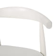 thumbnail image 2 of GDF Studio Covey Mid Century Modern Fabric Upholstered Wood Dining Chairs, Set of 2, Off White Linen and Bleached Wood, 2 of 8