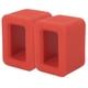 thumbnail image 1 of de seguridad coche accesorio 2pcs Silicona Asiento de coche Hebilla de cinturón Titular Cinturón de seguridad Receptor Auto AccessoriesRed LHCER Descripción de la referencia, 1 of 8
