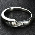 thumbnail image 2 of Stainless Steel Wedding Engagement Proposal Pinky Ring, 2 of 3