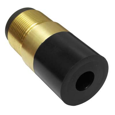 Nozzle, Tungsten Carbide, Short Straight Bore, 1/4" Bore, Poly Jacket