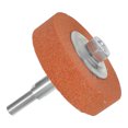 thumbnail image 1 of BRIGHTFUFU Muela abrasiva de arena Cabezal abrasivo de metal Piedra de pulir Muela pulidora (naranja), 1 of 7