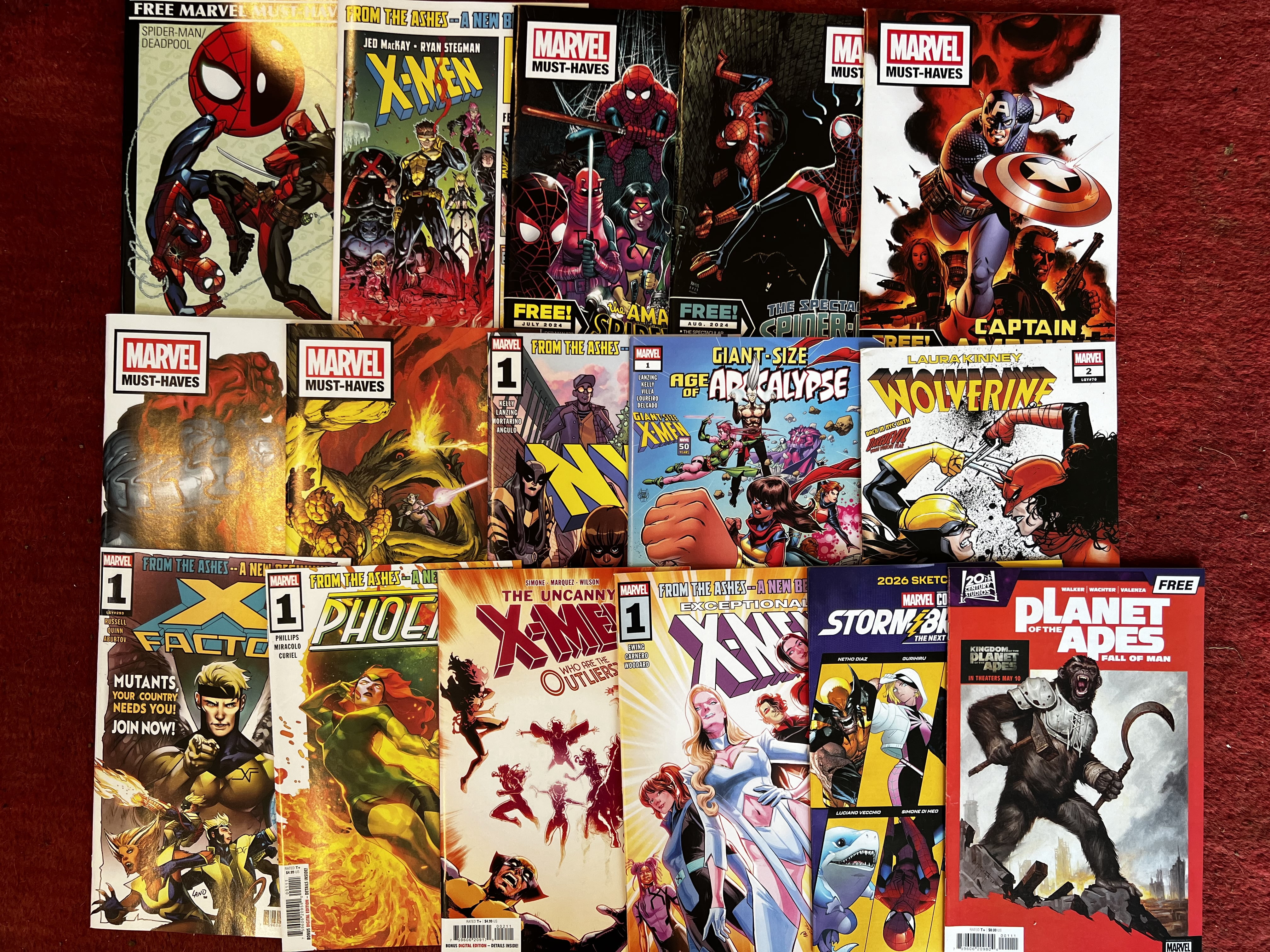Marvel Must Haves X-Men   16 Comics