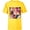 Yellow, variant on Disney Princess Characters Pop Art Grid - Short Sleeve T-Shirt for Kids - Customized-White