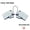 BW Silent Version, variant on Corne 4×6 Layout 2 Knobs Split Ergonomics Hot-swappable MX Mechanical Keyboard Wired South RGB VIAL Programmable