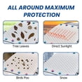 thumbnail image 4 of Película de aluminio magnética para cubierta de parabrisas de coche | Protector de sol y nieve | Protección para todas las estaciones | Bloquea el sol, la nieve, el hielo, las hojas | Plegable, 4 of 9