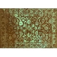 thumbnail image 1 of Ahgly Company Indoor Rectangle Abstract Turquoise Blue Contemporary Area Rugs, 2' x 3', 1 of 4