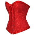 thumbnail image 2 of Femmes Corsets Bustiers Désossés Top Brodé Grande Taille, 2 of 6