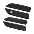 thumbnail image 2 of 4 cubiertas para manijas de puertas de coche, antiarañazos, pegatinas exteriores para coche. Negro brillante, 2 of 6