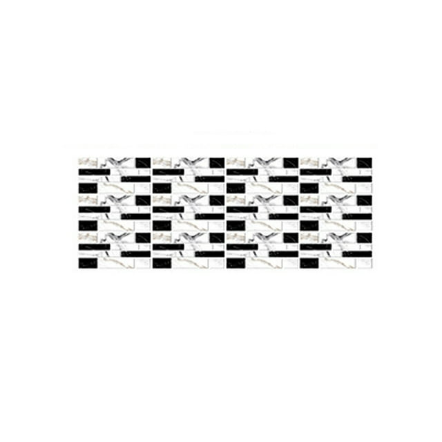 CAROOTU 3D Tile Backsplash Stickers Waterproof Self-Adhesive Peel Creative Home Beautification Designed for