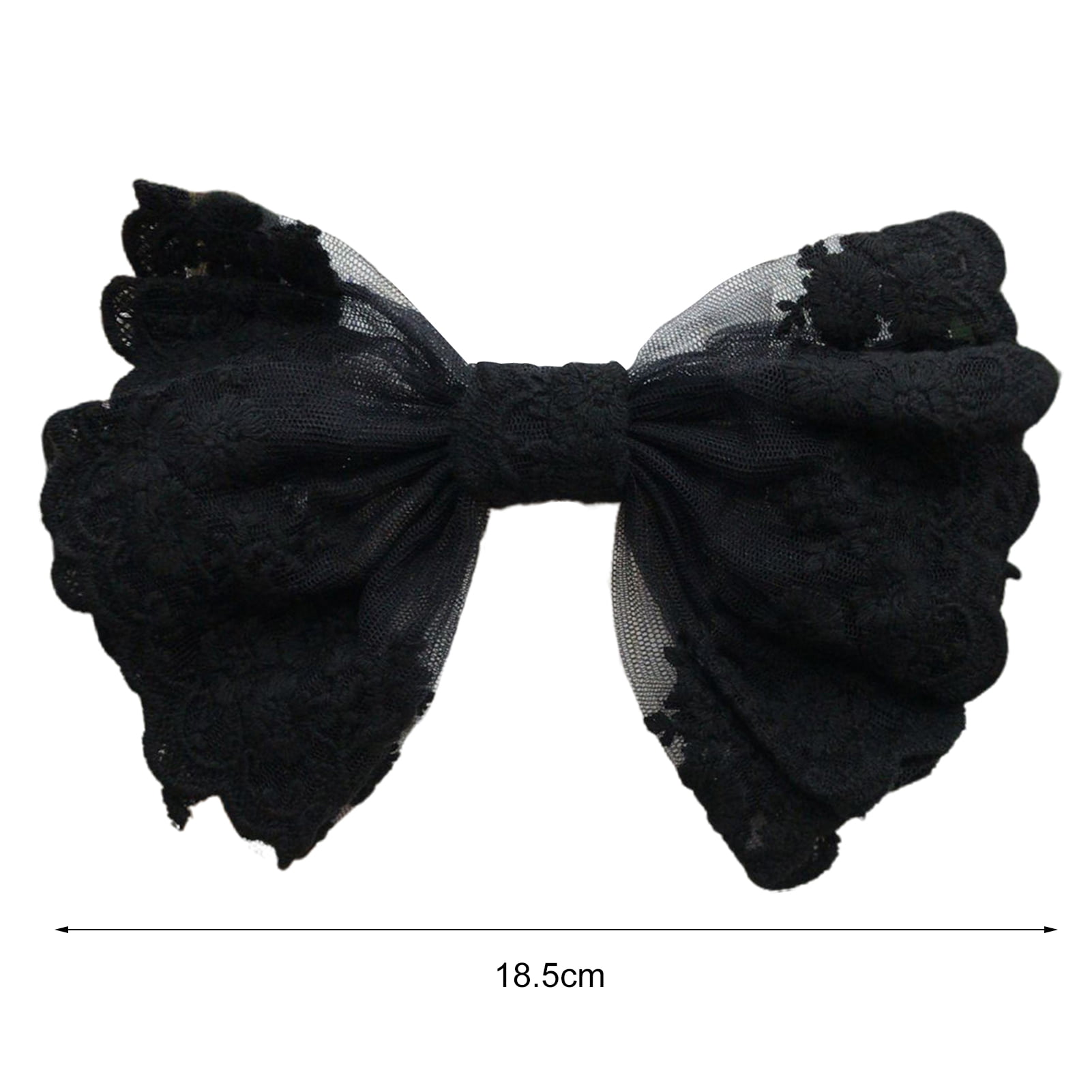 AYYUFE Hair Clip Exquisite Shape Wear-Resistant Lace Bow-knot Hair