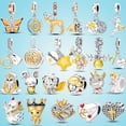 thumbnail image 2 of Charms Plata Esterlina 925 Golden Series Abejas Y Flores Encantos Abalorios Compatible Con Pandora 925 Pulseras Originales DIY Joyería, 2 of 4