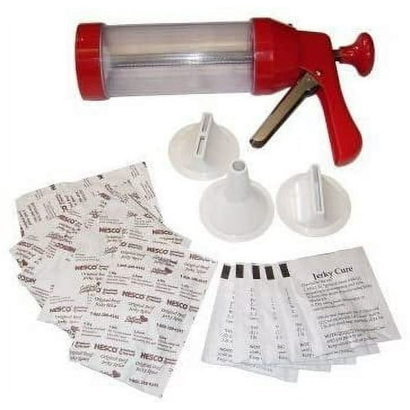 Nesco BJX-5 American Harvest Jumbo Jerky Works Kit Jerky Gun & Seasoning