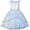 Blue, variant on Flower Girl Dress Black Wedding Party Bridesmaid Dress 5 Years