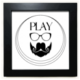 thumbnail image 1 of Playing Curly Beard Glasses Black Square Frame Picture Wall Tabletop, 1 of 3