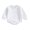 WHITE, variant on BemeyourBBs Bubble Romper Baby Girl Boy Newborn Warm Fleece Sweater Romper Solid Crewneck Sweatshirt Long Sleeve Bodysuit Thick Spring Fall Winter Clothes