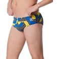 thumbnail image 3 of Speedo Men's Ruse Blocks Swim Brief Team Sapphire Gold Size 30, 3 of 3