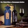 thumbnail image 4 of Burlap Wine Bags Wine Gift Bags, 12 Pcs Wine Bottle Bags with Drawstrings, Tags & Ropes, Reusable Wine Bottle Covers for Christmas, Wedding, Birthday, Holiday Party, Housewarming, Storage, 4 of 8