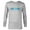 Athletic Heather, variant on Marvel Ant-Man and the Wasp: Quantumania Movie Logo Reveal - Long Sleeve T-Shirt for Men - Customized-White