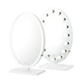 thumbnail image 4 of Impressions Vanity Heiress Plus Tabletop Vanity Mirror with Lights, Makeup Desk Mirror (White), 4 of 9