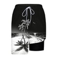 thumbnail image 7 of Erwazi Mens Swim Trunks Printed Drawstring Waist Layer Lining Breathable Quick Dry Practical Summer Swimwear Shorts with Pocket, 7 of 7