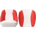 thumbnail image 7 of Lumiparty Pontoon Captain Bucket Seat With Thickened Sponge Padding, Fishing Chairs for Boats, Sightseeing, Speedboat, Canoe, White & Red, 7 of 7