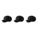 thumbnail image 2 of Sonducket Gorras con visera Boina de lana de estilo informal Tacto cómodo Sombreros octogonales ajustables ligeros Sombrero fácil de combinar Negro 3Conjunto, 2 of 6
