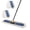 Blue Yellow, variant on 24" Commercial Dust Mop For Floor Cleaning Heavy Duty Duster With 2 Cotton Reusable Pads 59" Long Handle Wet Dry Flat Mops Hardwood Floors Marble Laminate Tile Concrete Garage (blue)