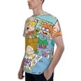 thumbnail image 6 of Rugrats Shirt 3d Printed T Shirt Crewneck Short Sleeve Top Tees For Mens, 6 of 8