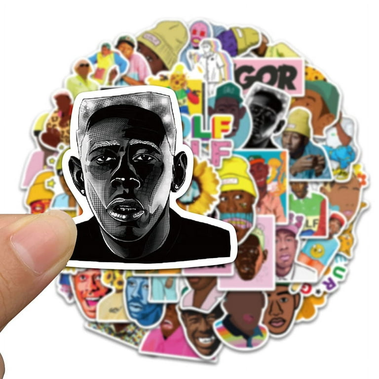 50PCS Rapper Singer Tyler The Creator Stickers DIY Skateboard Graffiti  Sticker