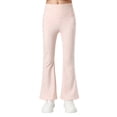 thumbnail image 2 of Yourumao Gilrs Flare Yoga Pants High Waist Bootcut Athletic Pants Stretchy Loose Fit Trousers for Summer Activewear with Bell Bottom 3-15 Years, 2 of 9